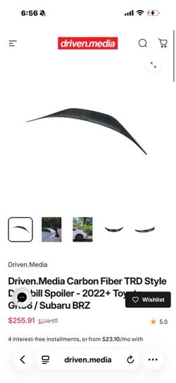 Gr86 Carbon fiber trd duckbill