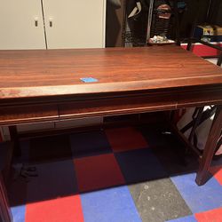 45x22 Wood  Table With Drawer