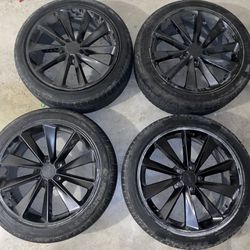 20”inch TSW Black rims w/ The Tires 