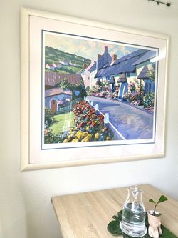Howard Behrens Serigraph Painting 1990