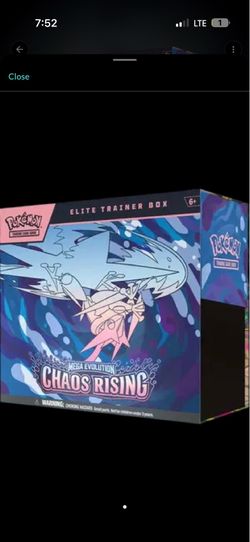 Sealed Pokémon TCG**** Chaos Rising Elite Trainer Box