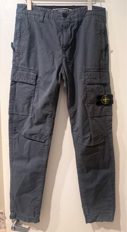 Stone Island Men’s Lightweight Cotton Cargo Pants - Steel Gray - 30x32