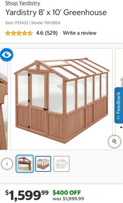 BRAND NEW YARDISTRY GREEN HOUSE