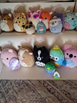Squishmallows Mini Plush Lot of 11 Bundle 3.5"-5" Official Kellytoy
