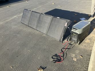 Eco flow 3600lipo With Solar Panel