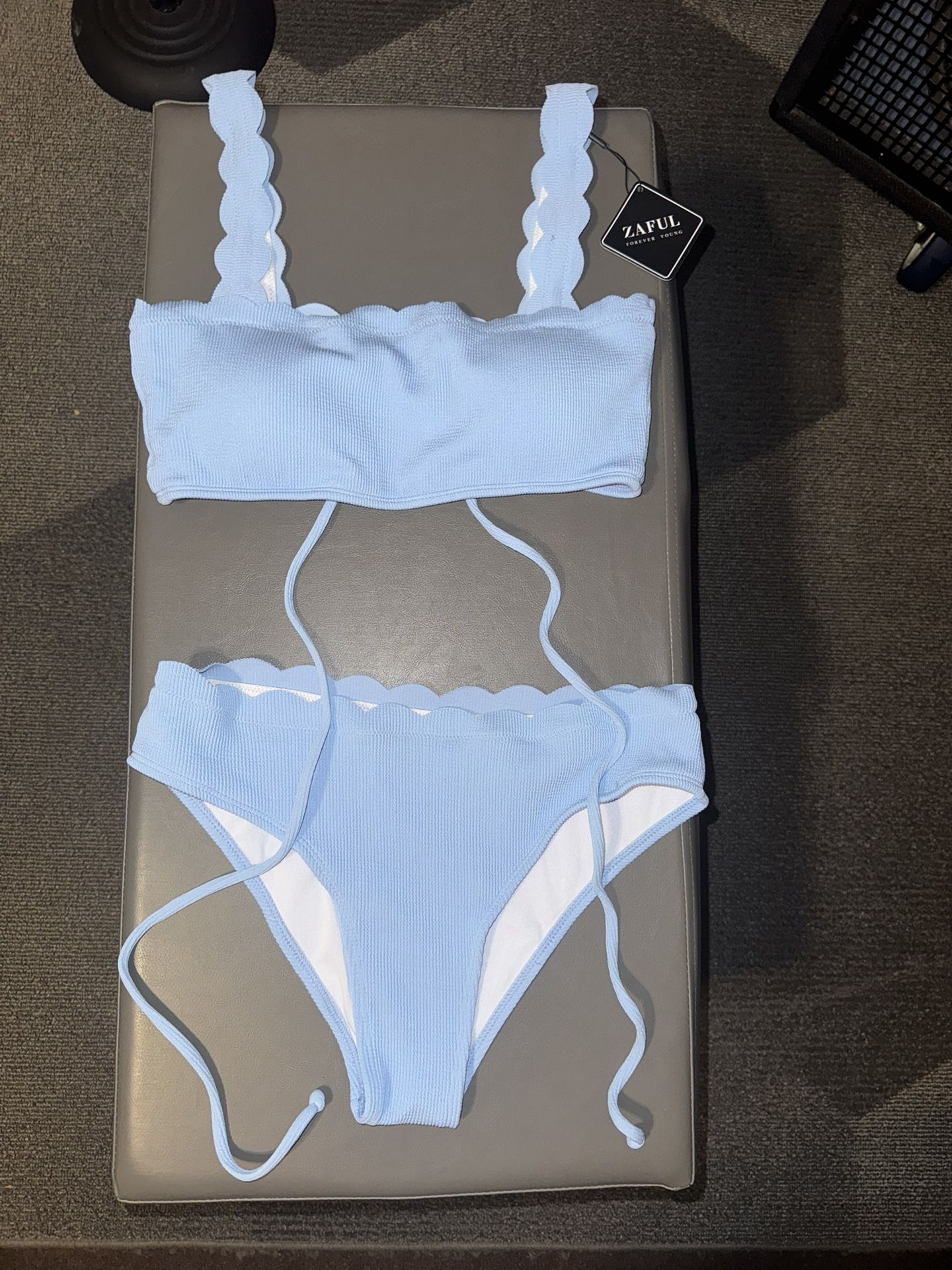 Brand New Size (Small) 2 Piece Baby Blue Bikini 