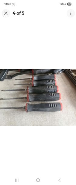 Snap-on 5pc T15 - T30 Soft Grip Torx Screwdriver Set SGDTX