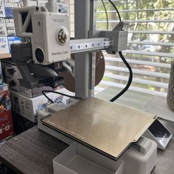 Bambu Lab A1 Mini with extra filament. 