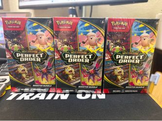 Pokemon Perfect Order Booster Bundles Sealed for sale