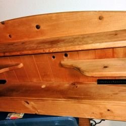 Full Size Captains Bed With New Mattress