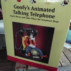 Goofy's animated talking telephone