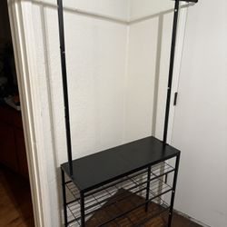 Shoe and Coat Rack 