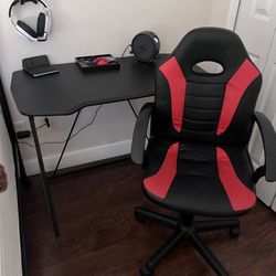 Gaming Desk + Chair