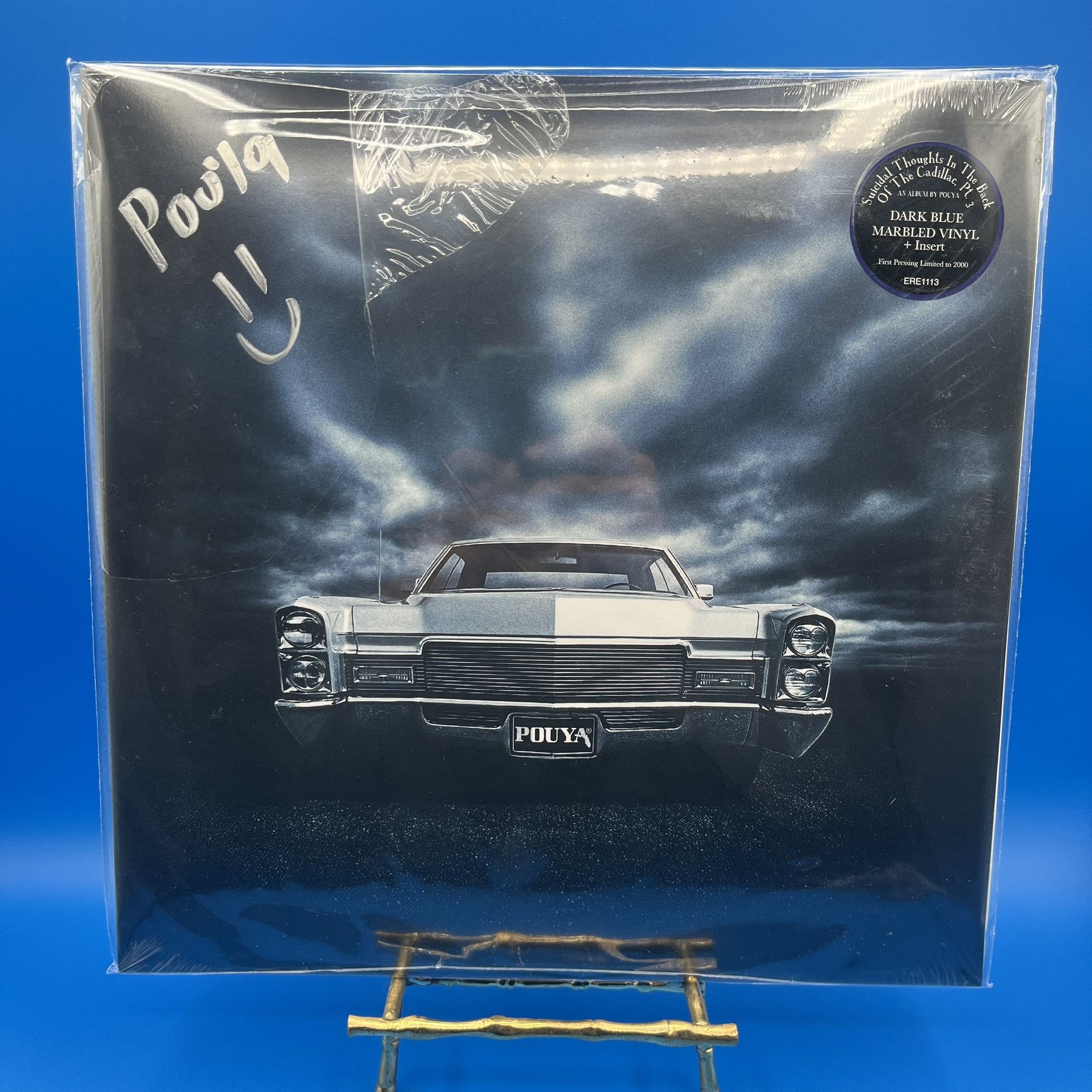 POUYA Suicidal Thoughts In The Back of the Cadillac Pt 3 UO SIGNED Vinyl LP