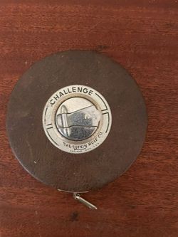 Vintage Lufkin Rule Company 100’ Steel Challenge Measuring Tape Saginaw Michigan - $21.99