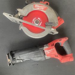 Milwaukee SAWZALI® REDEROCATING SAW / Milwaukee® 6-1/2" (165 mm) CIRCULAR SAW