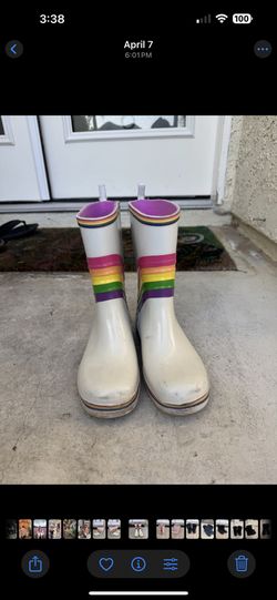 GAP RARE RAINBOW BOOTS TODDLER RAIN