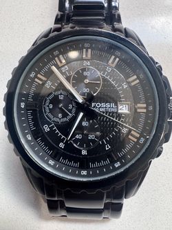 Fossil Blue CH2473 Men’s Chronograph Watch – Black Stainless Steel