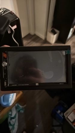 Dual touchscreen double din radio