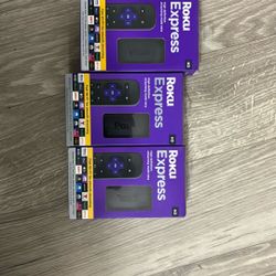 Lot Of 3 Roku Express