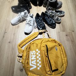 Women’s shoes  and backpack