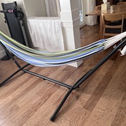 Hammock With Steel Stand-Double Cotton