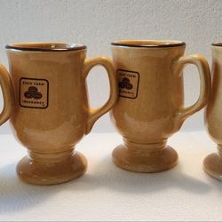 Set of 4 State Farm Pfaltzraff coffee cups