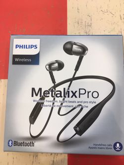 Bluetooth Philips SHB 5950 Metalix Pro Wireless Bluetooth in ear headphones.-
