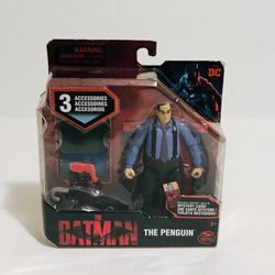 Penguin 4” Action Figure with 3 Accessories and Mystery Card
