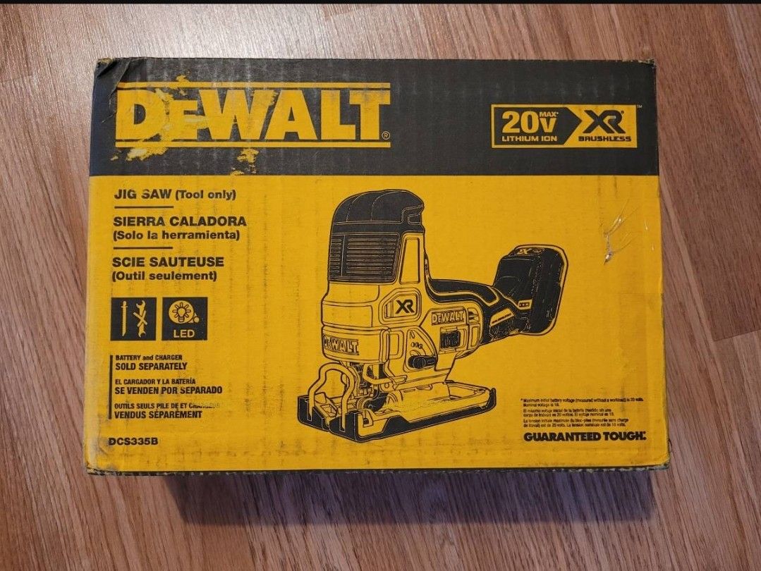 New Dewalt 20v XR Jigsaw Barrel Grip Brushless Cordless $140 Firm Pickup Only