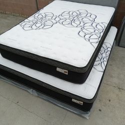 🟨queen Size Pillow Top Mattress 12" Thick 