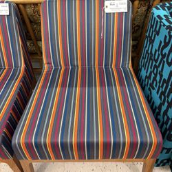 Keilhauer Colorful Striped Armless Chair