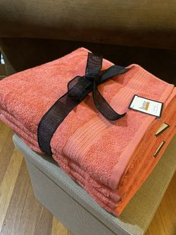 Home Design Coral Bath Towel Set - 4 pc