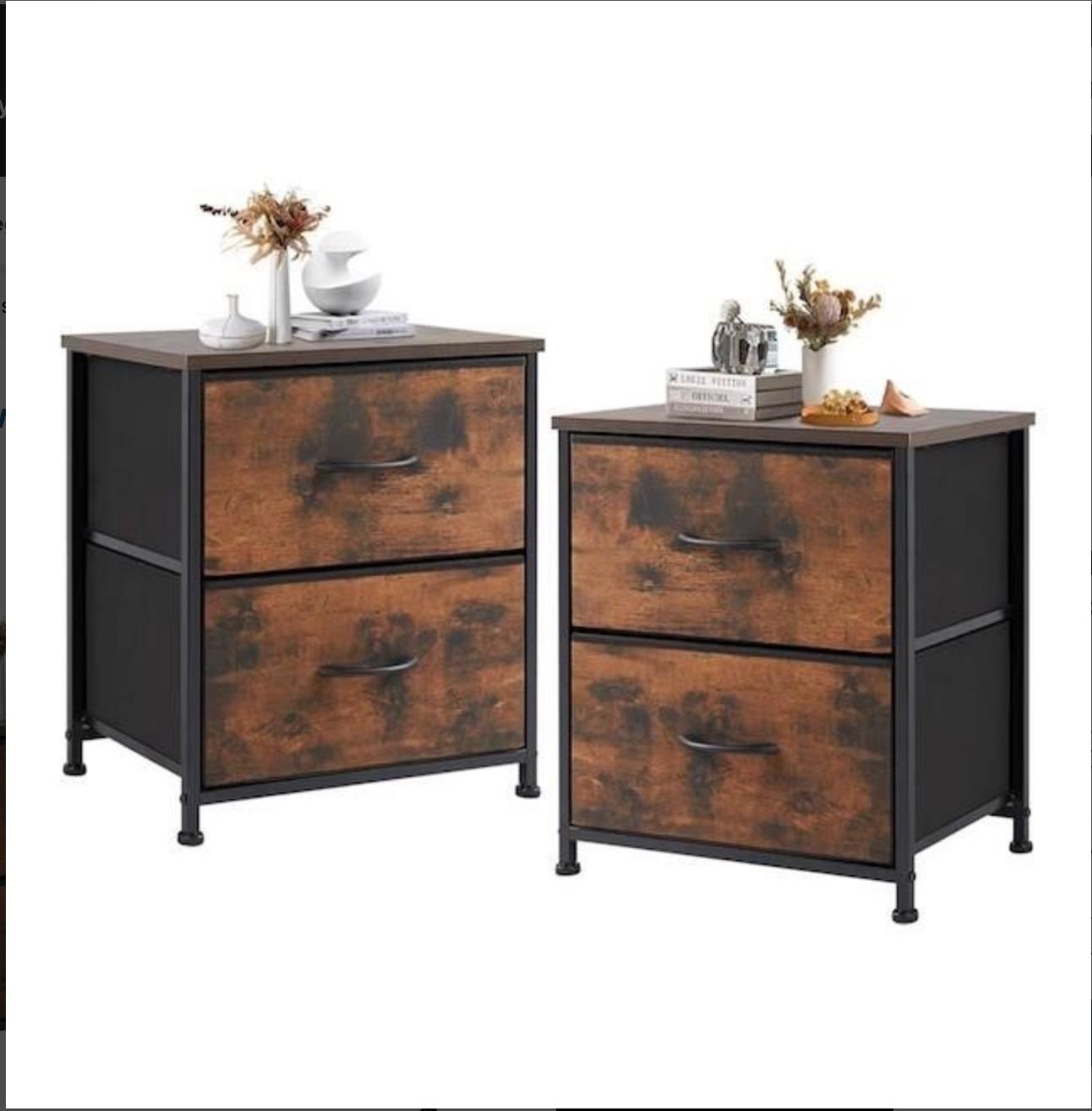 Drawer storage tower CAB-2BC -2p-RUST