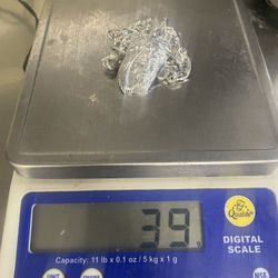 Cadena De Plata Con Medalla 