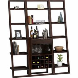 Leaning wine bar - crate and barrel