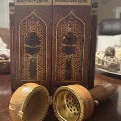 Wooden Incense Burner Wand