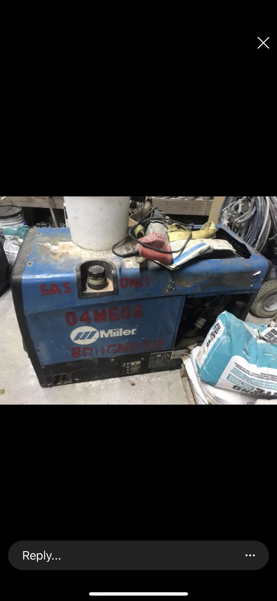 Miller gas welder / soldadura