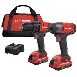 Craftsman Cordless Drill Driver Set