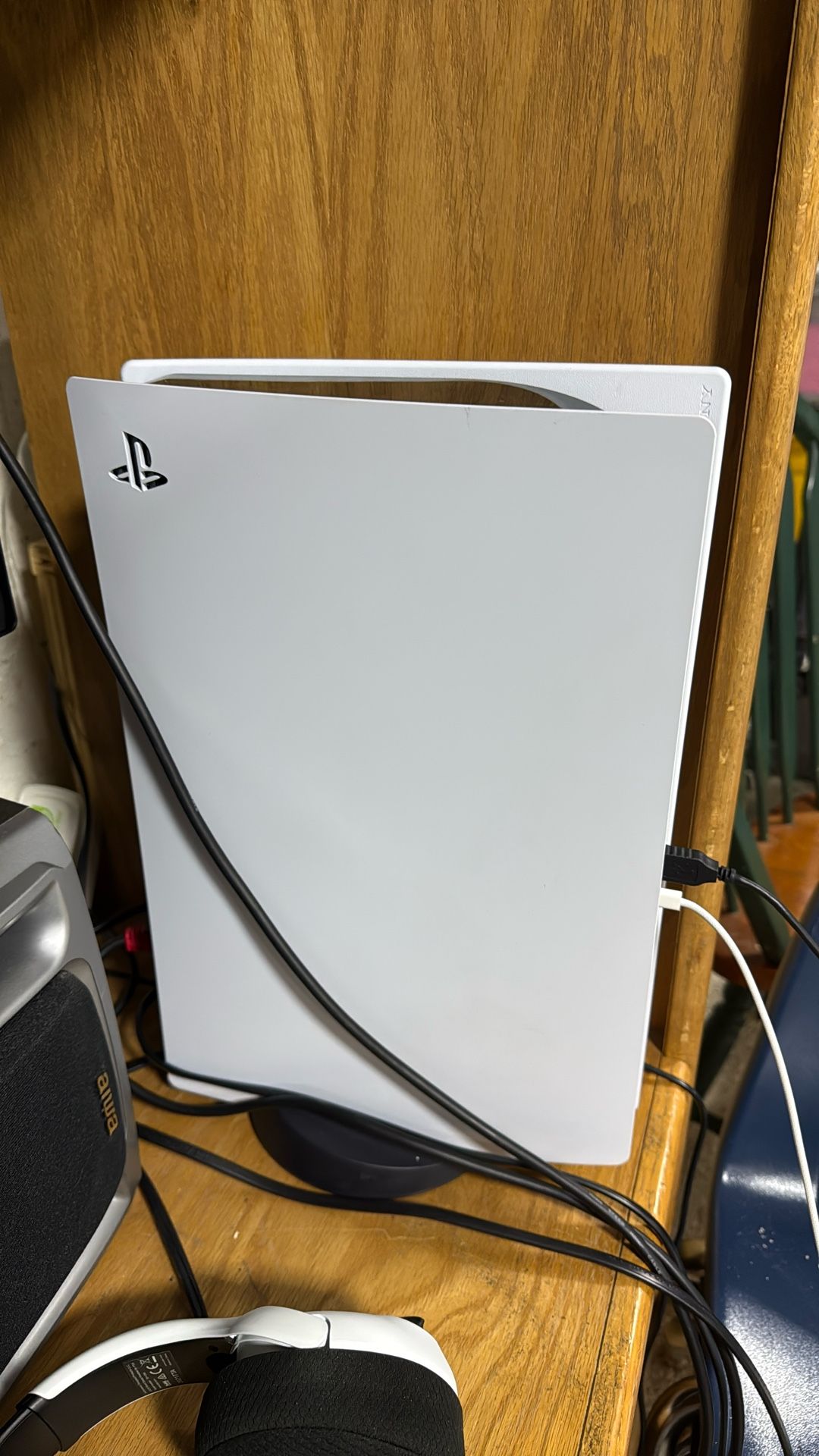 Ps5 with Steering Wheel And Pedals