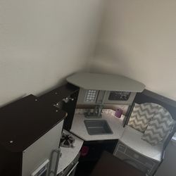 Grey  Brown Tall Enough For Toddlers 2-10