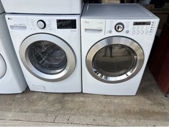 Lg stackable washer and gas dryer