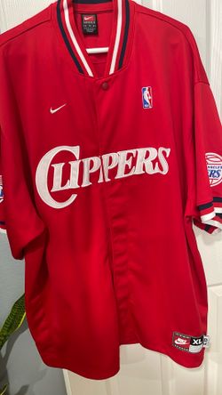 Vintage Nike Team Los Angeles Clippers NBA Warm-Up Shirt XL