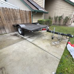 6 X 8 Flatbed Utility Trailer 