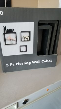 3 PC wall cubes...