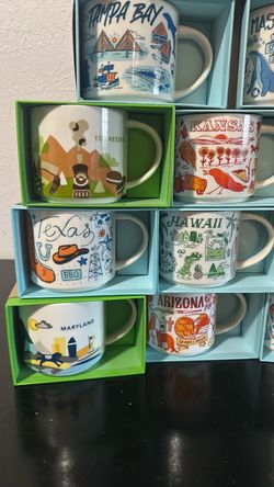 Starbucks mugs