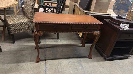 English Console Tablewith Two Drawers