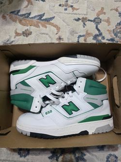 New Balance 650 White Green Sneakers