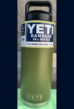 YETI Camp Green 36oz 36Ounce Stainless Steel Rambler Bottle Tumbler Jug Container Canister