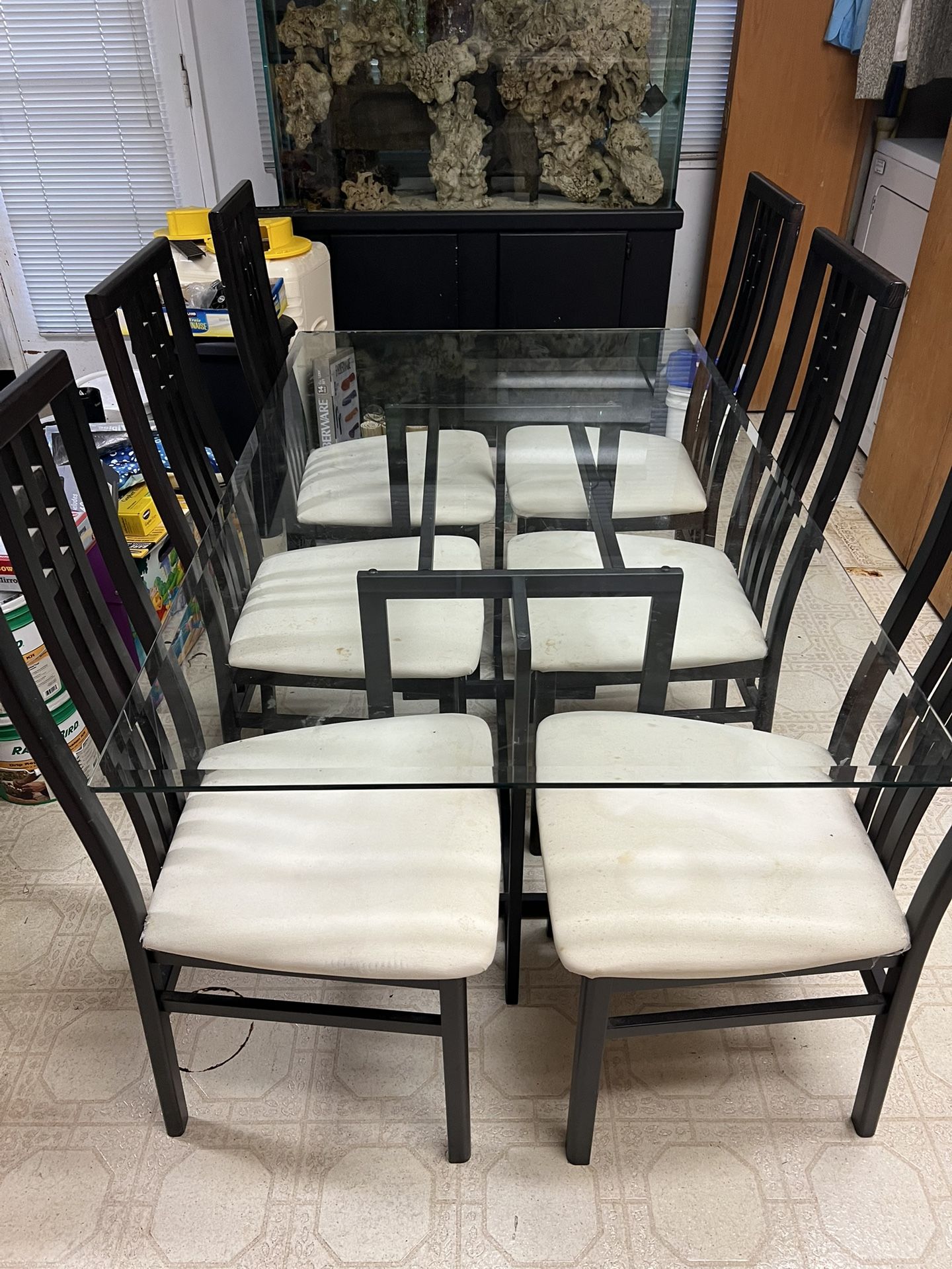 Glass Dining Table Set